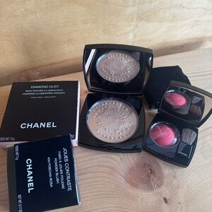 CHANEL Make up DIAMOND DUST Highlighter & Blush  COMBO